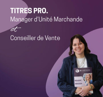 Titre pro manager d'unité marchande Mulhouse Titre pro conseiller de vente Mulhouse